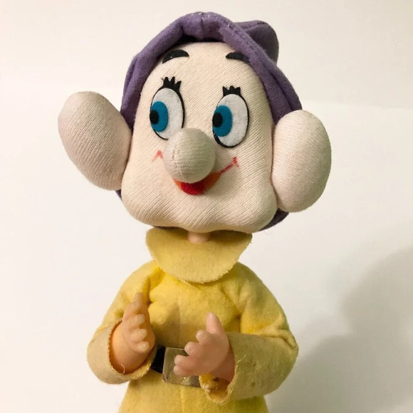 Vtg 1960s Gund Gunderful Creation Disney Snow White Dwarf Dopey Missing Tag - Picture 15 of 16